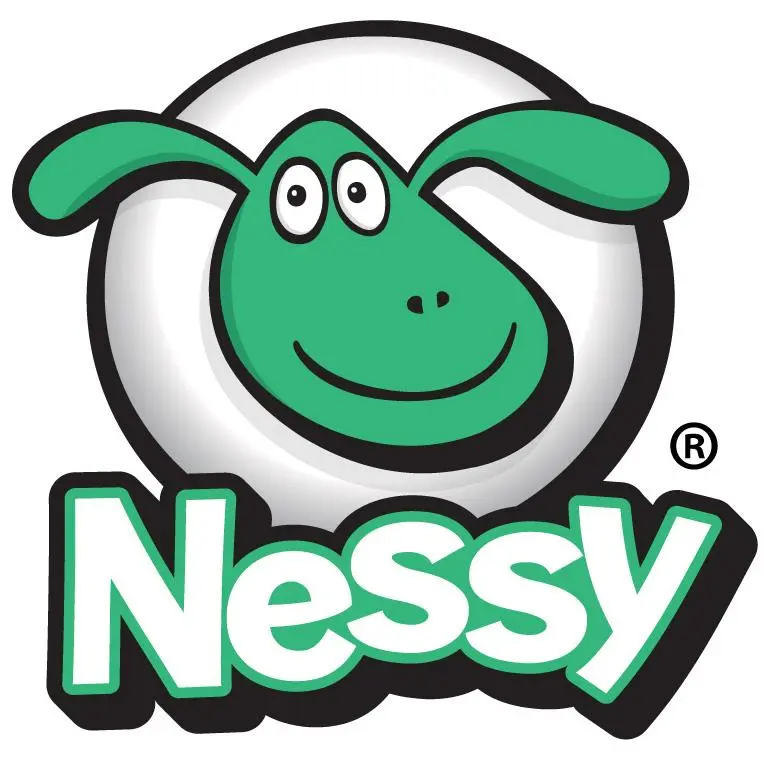 Official Nessy Learning logo featuring the green cartoon Nessy character on a circular badge with bold text.